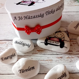 Jó házasság alapkövei - esküvő - emlék & ajándék - nászajándék - ceremónia szett - Meska.hu
