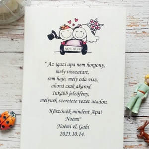 Apa szülőköszöntő ládika, Esküvő, Emlék & Ajándék, Szülőköszöntő ajándék, Decoupage, transzfer és szalvétatechnika, Édesapa szülőköszöntő könyv formájú ládika. Gyűjtsd bele közös emlékeiteket.
, MESKA