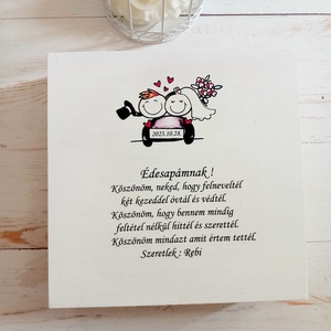 Emlék ládika - esküvő - emlék & ajándék - szülőköszöntő ajándék - Meska.hu