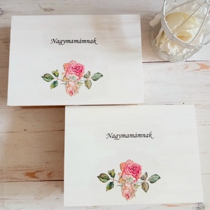 Bordó Nagymama köszönetajándék - esküvő - emlék & ajándék - szülőköszöntő ajándék - Meska.hu