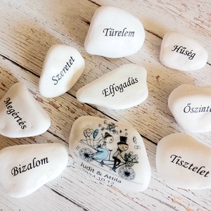 Motivációs kő , Otthon & Életmód, Dekoráció, Asztal és polc dekoráció, Kavics & Kő, Decoupage, transzfer és szalvétatechnika, MESKA