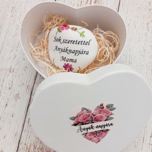 Anyáknapi köszönő egyedi kövecskével., Otthon & Életmód, Dekoráció, Asztal és polc dekoráció, Asztaldísz, Decoupage, transzfer és szalvétatechnika, MESKA