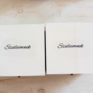 Szülököszöntő alapkövei garnitúra - esküvő - emlék & ajándék - szülőköszöntő ajándék - Meska.hu