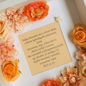 Barack álom képkeret idézettel - esküvő - emlék & ajándék - szülőköszöntő ajándék - Meska.hu