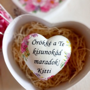 Örökké a Te kisunokád, Esküvő, Emlék & Ajándék, Köszönőajándék, Decoupage, transzfer és szalvétatechnika, MESKA