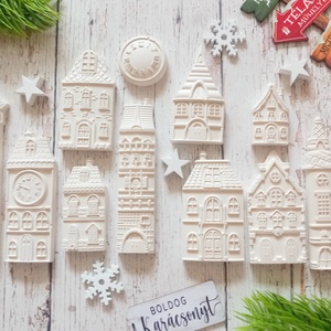 Kerámia házikós garnitúra 12 db. - Meska.hu