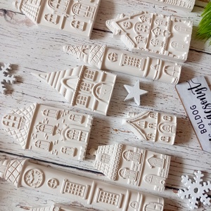 Kerámia házikós garnitúra 12 db. - diy (csináld magad) - egységcsomag - Meska.hu