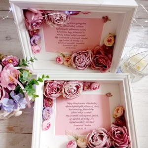 2 db Mályva álom képkeret idézettel - Meska.hu