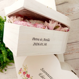  Sziv szeretet köszönőajándék párban - esküvő - emlék & ajándék - szülőköszöntő ajándék - Meska.hu