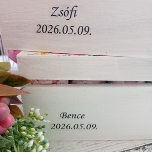 Begóniás sziv szeretet köszönőajándék párban - esküvő - emlék & ajándék - szülőköszöntő ajándék - Meska.hu