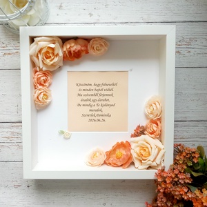 Álom barack eskűvő képkeret idézettel - Meska.hu