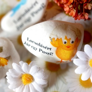 Pipi feliratos kő - otthon & életmód - dekoráció - asztal és polc dekoráció - kavics & kő - Meska.hu