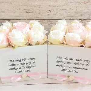 1 pár selyemvirágos virágbox - Meska.hu