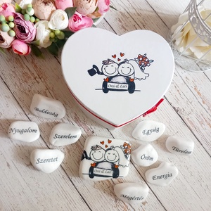 Jó házasság alapkövei nászajándék  - Meska.hu