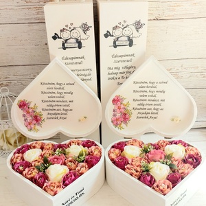 Mályva Szülőköszöntő garnitúra pink - Meska.hu