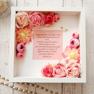 Rózsaszin felhő képkeret, Esküvő, Emlék & Ajándék, Szülőköszöntő ajándék, , MESKA