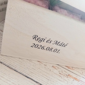 Luxus mályva-ekrü szives szúlököszöntők - esküvő - emlék & ajándék - szülőköszöntő ajándék - Meska.hu