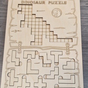 Dínós Puzzle - játék & sport - puzzle - kirakó, kocka kirakó - Meska.hu