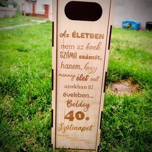 Pezsgős Dísz Doboz - esküvő - emlék & ajándék - doboz - Meska.hu
