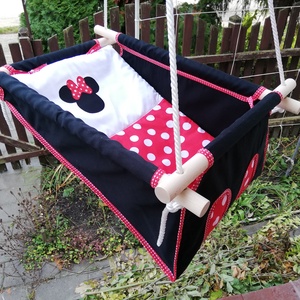 Minnie egér, applikált mintás hinta -  - Meska.hu