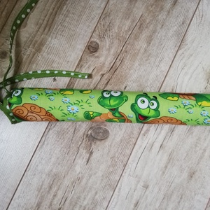 Buksi védő-rágcsa párna, baba hintához - Meska.hu