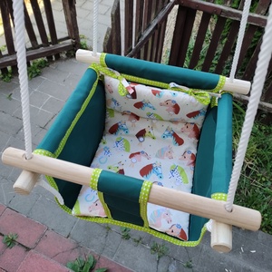 Gyerkőc hinta 1 éves kortól 100% pamut - játék & sport - hinta & kerti játék - Meska.hu