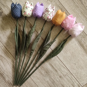Textil tulipánok - Meska.hu