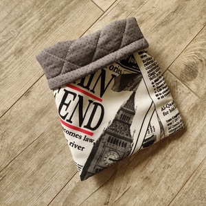 Könyvtartó újság mintás - könyv & zene - könyvtok - Meska.hu