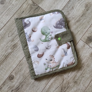 Pelenkázó neszeszer dínós, Otthon & Életmód, Papír, írószer, Egészségügyi kiskönyv borító, Varrás, MESKA