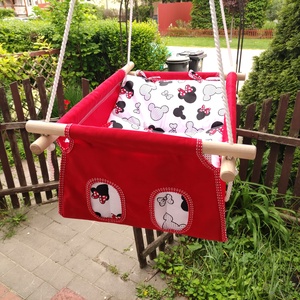 100 % pamut piros -Minnie hinta , Játék & Sport, Hinta & Kerti játék, Varrás, Famegmunkálás, MESKA