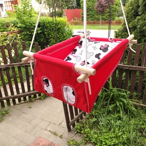 100 % pamut piros -Minnie hinta  - játék & sport - hinta & kerti játék - Meska.hu