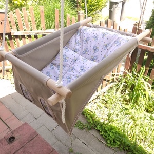 100% pamut drapp -bézs macis hinta - játék & sport - hinta & kerti játék - Meska.hu