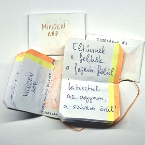 ZsebLapok #3  Minden Nap - esküvő - emlék & ajándék - köszönőajándék - Meska.hu