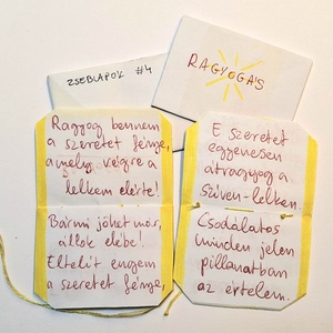 ZsebLapok #4  Ragyogás - otthon & életmód - papír, írószer - ajándékozás kellékei - ajándékkísérő - Meska.hu