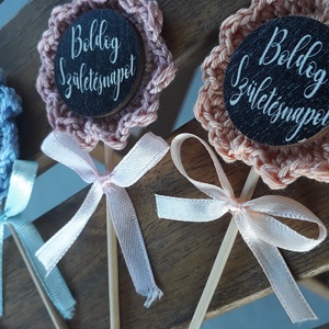 Boldog születésnapot tortadekor - otthon & életmód - dekoráció - dísztárgy - Meska.hu
