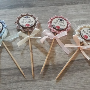 Boldog névnapot tortadekor - otthon & életmód - konyhafelszerelés, tálalás - Meska.hu