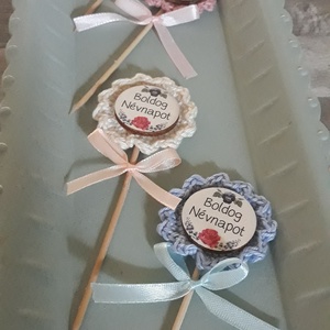 Boldog névnapot tortadekor - otthon & életmód - konyhafelszerelés, tálalás - Meska.hu