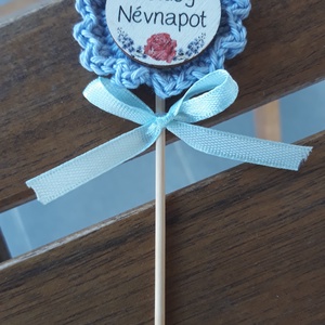 Boldog névnapot tortadekor - otthon & életmód - konyhafelszerelés, tálalás - Meska.hu