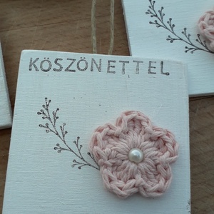 Köszönettel feliratú ajándék tanároknak, dadusoknak - Meska.hu