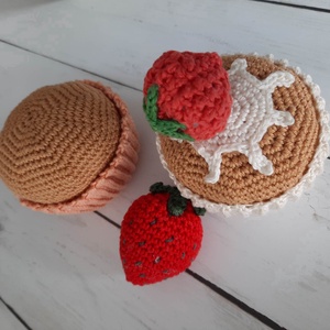 Pasztell horgolt cupcake - játék & sport - szerepjáték - Meska.hu