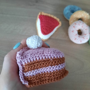 Pasztell horgolt torta kávéval - játék & sport - szerepjáték - Meska.hu