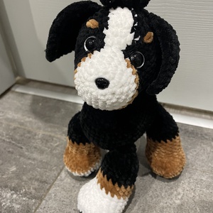 Horgolt kutyus � kézzel készült, puha amigurumi plüss figura - játék & sport - plüssállat & játékfigura - kutya - Meska.hu