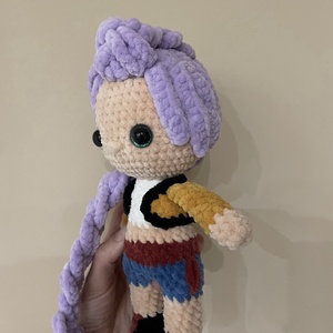 Horgolt K-pop inspirált baba � amigurumi baba � kézzel készült plüss baba � egyedi ajándék - játék & sport - plüssállat & játékfigura - ember - Meska.hu