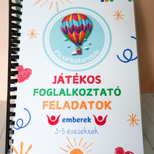 Játékos Fejlesztő Feladatok Emberek témakörben 3-5 Éves Gyerekeknek - Meska.hu