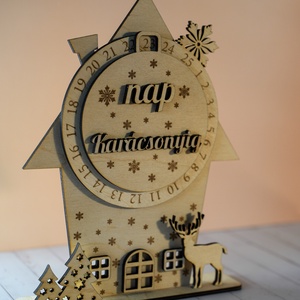 Fa karácsonyi visszaszámláló házikó  Kreatív Ünnepi Élmény! - karácsony - karácsonyi lakásdekoráció - karácsonyi lakásdíszek - Meska.hu Fa karácsonyi visszaszámláló házikó  Kreatív Ünnepi Élmény! - karácsony - karácsonyi lakásdekoráció - karácsonyi lakásdíszek - Meska.hu