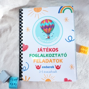 Játékos Fejlesztő Feladatok Emberek témakörben 3-5 Éves Gyerekeknek, Játék & Sport, Készségfejlesztő és Logikai játék, Oktató játékok, Fotó, grafika, rajz, illusztráció, MESKA