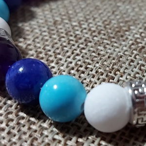 Vízparti érintés - ásványkarkötő - ékszer - karkötő - bogyós karkötő - Meska.hu