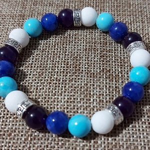 Vízparti érintés - ásványkarkötő - ékszer - karkötő - bogyós karkötő - Meska.hu