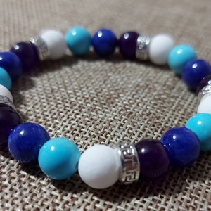 Vízparti érintés - ásványkarkötő - Meska.hu