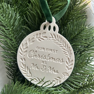 First Christmas karácsonyfadísz - otthon & életmód - dekoráció - dísztárgy - Meska.hu